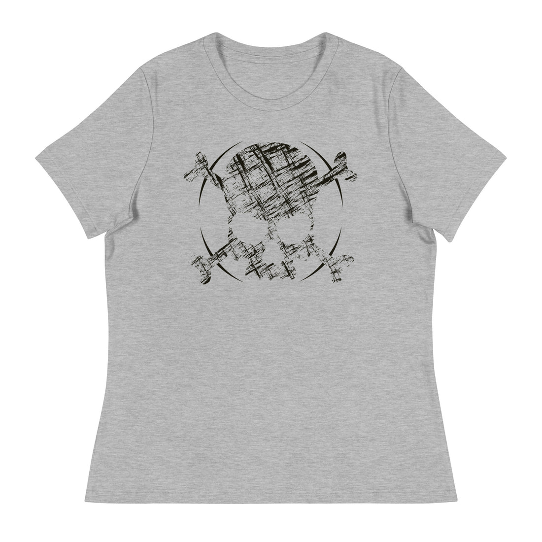 SKETCH SKULL Women's Relaxed Fit T-Shirt