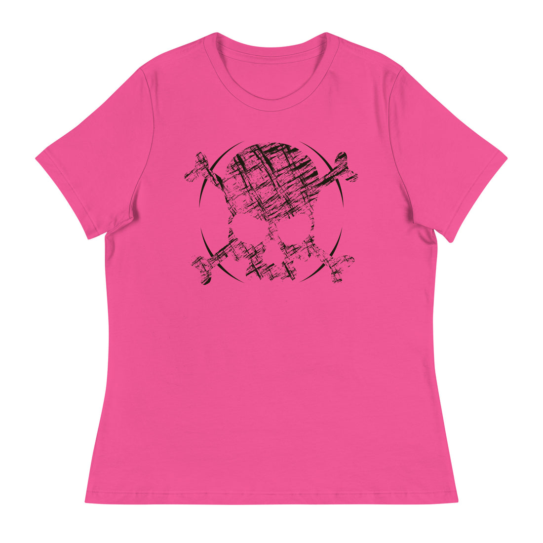SKETCH SKULL Women's Relaxed Fit T-Shirt