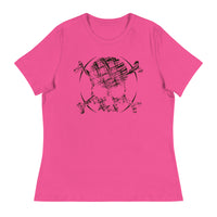 SKETCH SKULL Women's Relaxed Fit T-Shirt