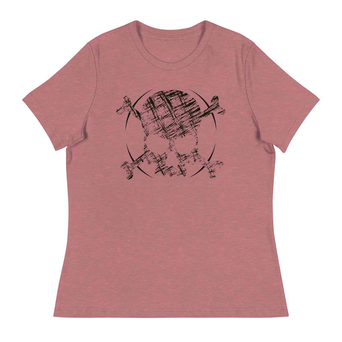 SKETCH SKULL Women's Relaxed Fit T-Shirt