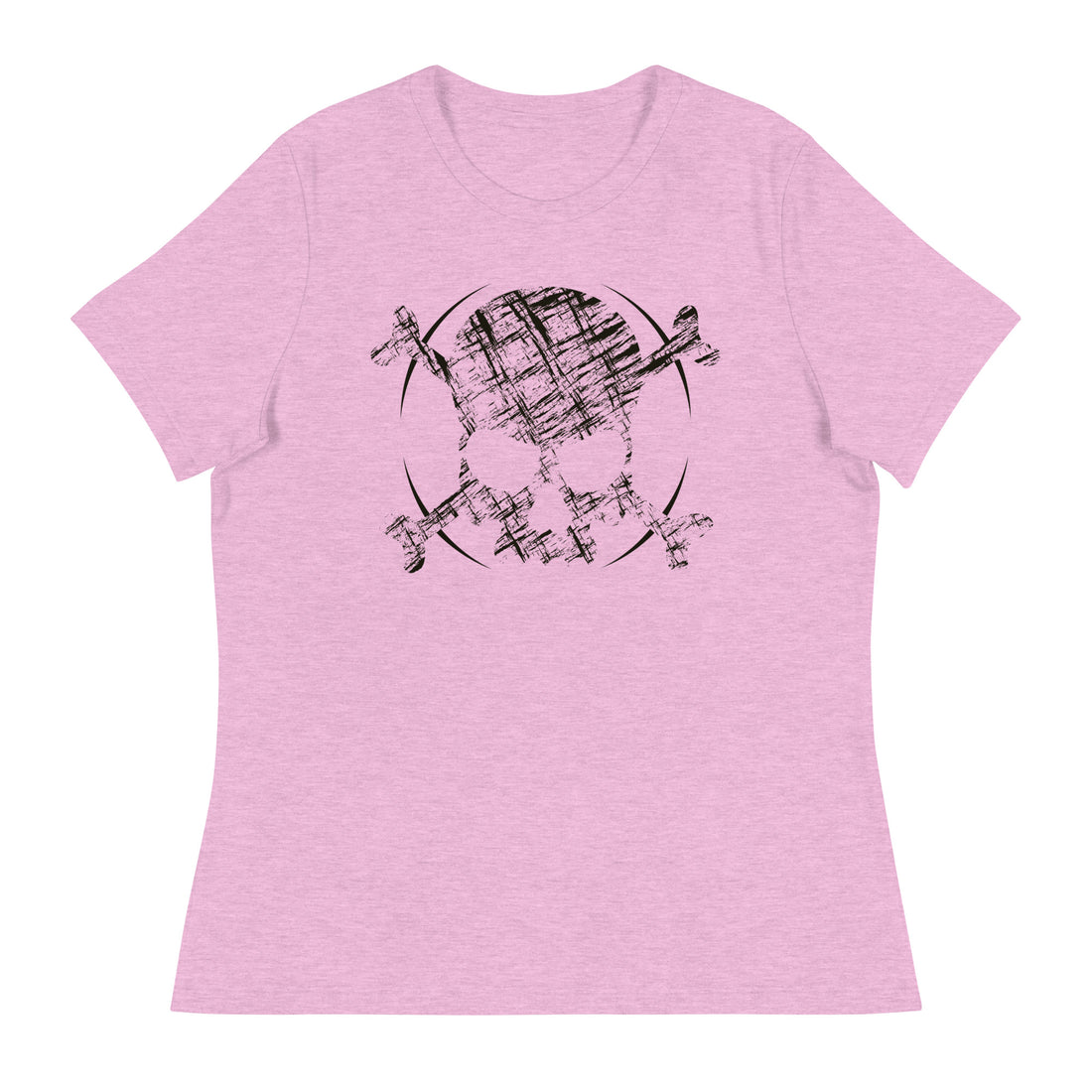 SKETCH SKULL Women's Relaxed Fit T-Shirt