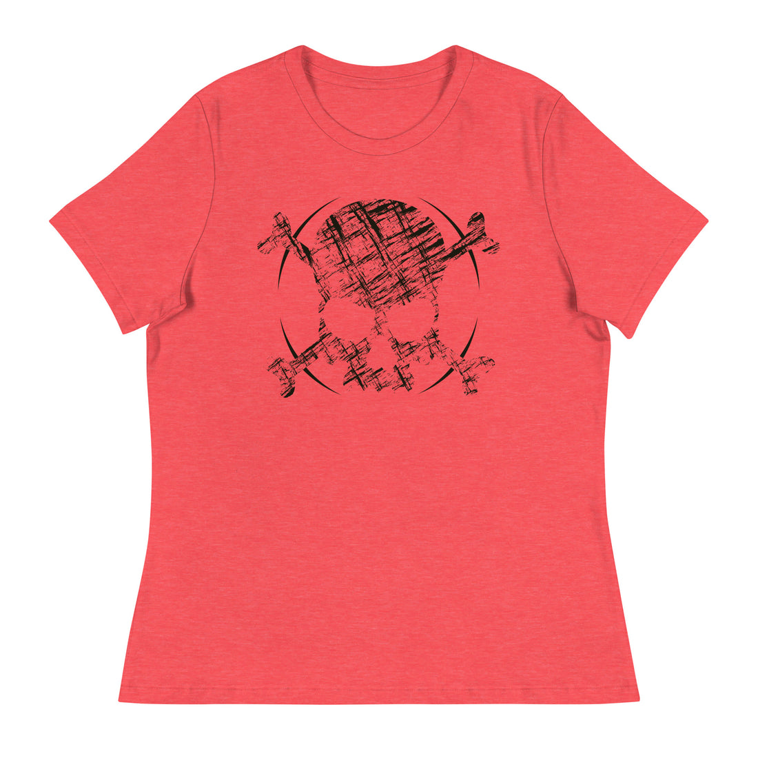 SKETCH SKULL Women's Relaxed Fit T-Shirt