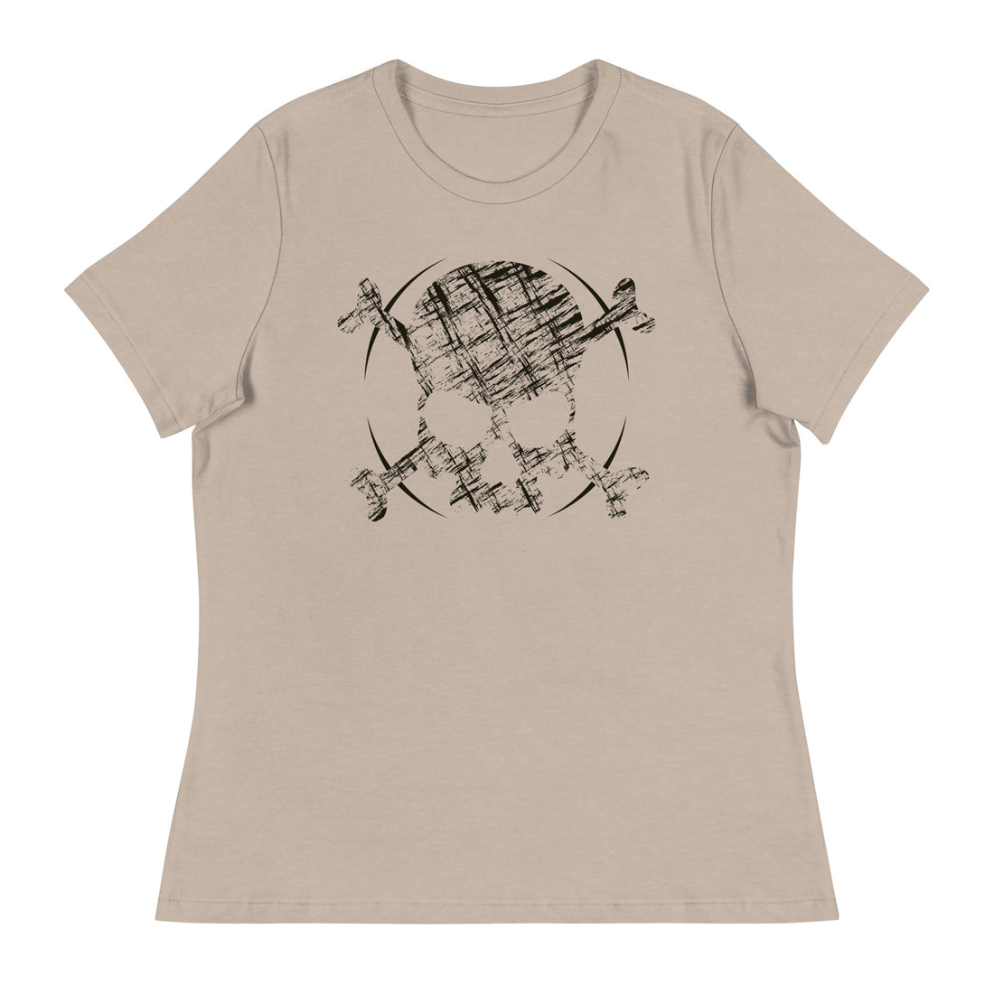 SKETCH SKULL Women's Relaxed Fit T-Shirt