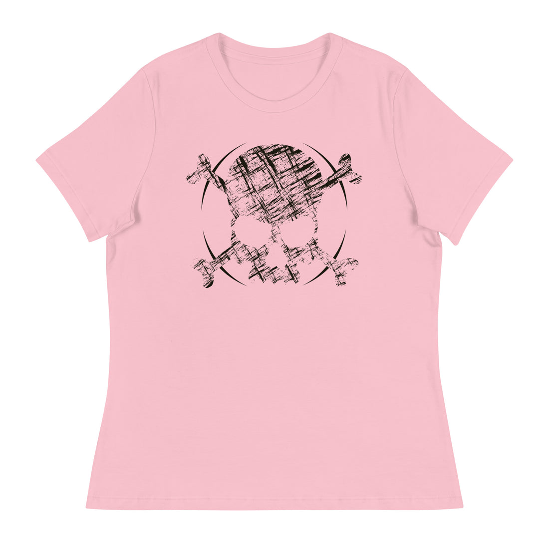 SKETCH SKULL Women's Relaxed Fit T-Shirt